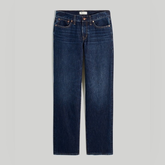 Madewell The Low Rise Perfect Vintage Straight Jeans in Lilycrest 29 - Picture 4 of 13